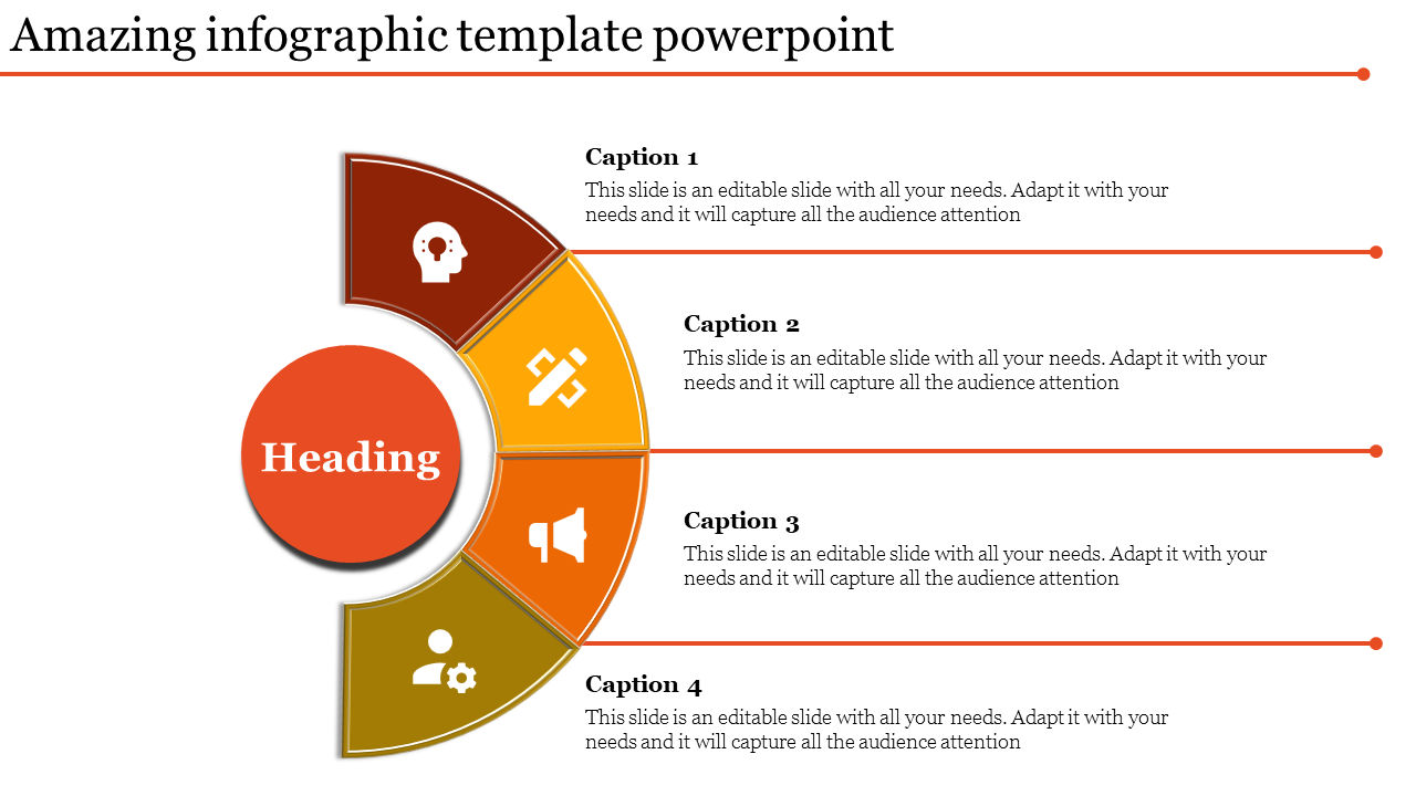 Semi Circle Model Infographic Template Powerpoint Slideegg 8040